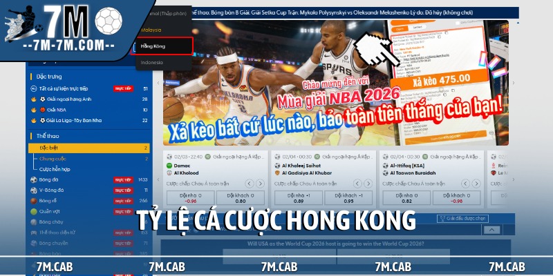 Tỷ lệ cá cược Hong Kong
